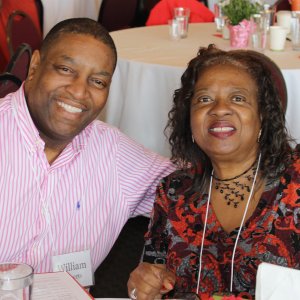 two people sitting at a table